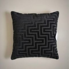 Primark Cushion Cover Black 43x43cm