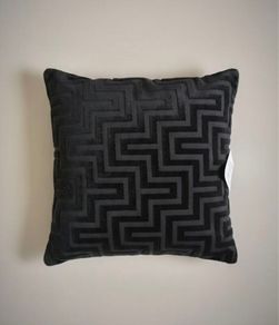 Primark Cushion Cover Black 43x43cm