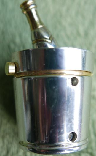 Vintage Miniature Wine Bucket Champagne Clock Linden Quartz Japan Movement - works well
