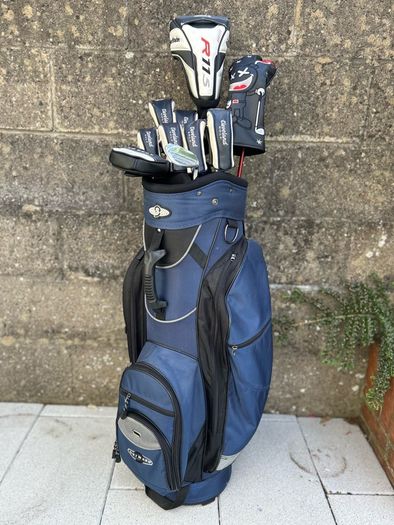 Full set of golf clubs