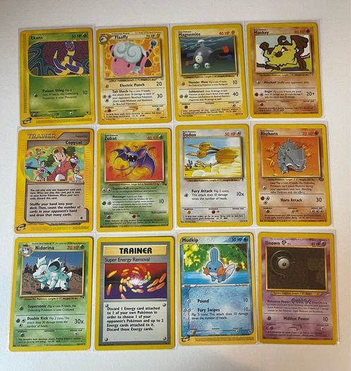 Vintage Pokemon Card Bundles 36 Cards