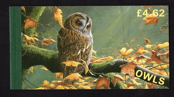 1997 Isle of Man Owls Commemorative Stamps Booklet Mint Never Hinged (MNH)