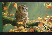1997 Isle of Man Owls Commemorative Stamps Booklet Mint Never Hinged (MNH)