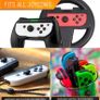Sports Family Party Pack Accessories Bundle designed for Nintendo Switch and OLED Console Games with Tennis Badminton Rackets, Controller Grips, Wheels & Wrist Dance Bands - With Carry sack (FREE POSTAGE) Image 2