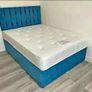 Brand New Stylish single Divan Beds.. Multiple Options Of Headboards. Tufted Memory Foam Mattresses Available. Drawers Storage Available Image 8