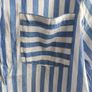 Dunnes Stores Blue and White Striped Long Sleeve Shirt Size M Image 3