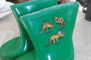 Kids Green Dinosaur Wellies Various Sizes Available