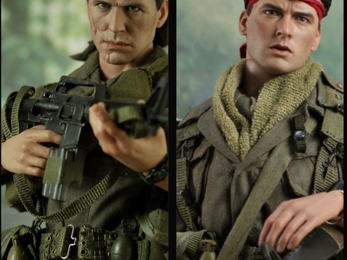 Hot Toys Platoon Chris Taylor (MMS135) & Sergeant Barnes (MMS141) Set