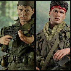 Hot Toys Platoon Chris Taylor (MMS135) & Sergeant Barnes (MMS141) Set
