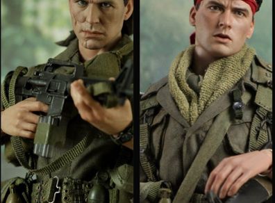 Hot Toys Platoon Chris Taylor (MMS135) & Sergeant Barnes (MMS141) Set