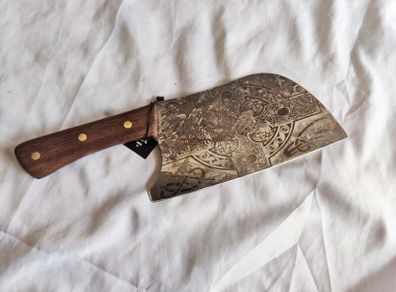 Cleaver Knife Celtic Irish Cross By Di'Casteel