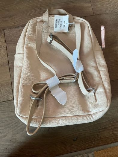 Women's bag backpack Clarks Genuine leather light sand colour Brand new