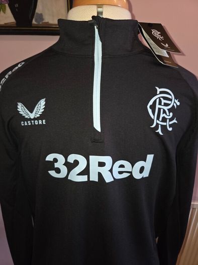 Brand New Rangers Pro Player 1/4 Zip Training Top - Large size