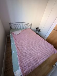 Sage green duvet cover,  bed sheet, including throws