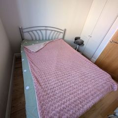 Sage green duvet cover,  bed sheet, including throws