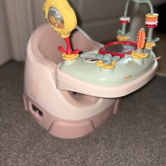 Mamas & Papas Bug 3-in-1 Floor and Booster Seat with Activity Tray - Blossom
