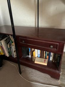 Mahogany book case
