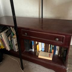 Mahogany book case
