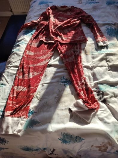 3 x Pairs Leigh willow tucker Christmas  pyjamas 9-10