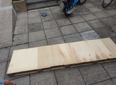 Wooden palette
