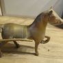 Vintage Brass Horse Cart Image 4