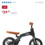 10 Inch QPlay Tech Balance Bike Black Image 3