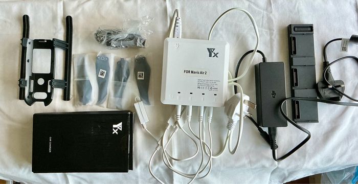 DJI Mavic Air 2 Drone w/ 4 Batteries w/ Hard Case