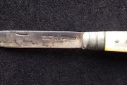 Antique Sheffield .925 Silver - Mother of Pearl  Fruit-knife - 1911