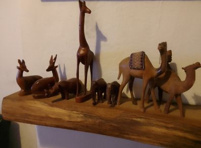 vintage besmo wood animals