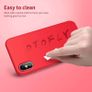 Liquid Silicone Case For iPhone X / XS Luxury Thin Soft Phone Cover New Red - FHT5IPXLK Image 7