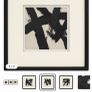 Set of 3 Black & White Framed/Glass prints/paintings Image 7