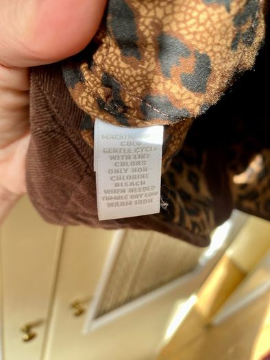 Women's Vintage Brown Corduroy Coat Hunting Style