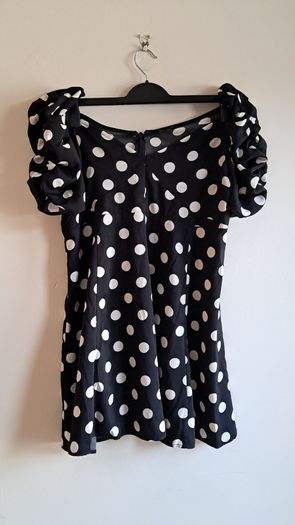 Monki Polka-dot mini dress Size 14/EU 42