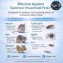 Ultrasonic Pest Repeller Rodent Repellent Ultrasonic Plug in with 360 Mice Repellent Indoor& 4 Modes Ultrasonic Mouse Repellent Mice Deterrents for Home House Warehouse Garage Basement Image 8