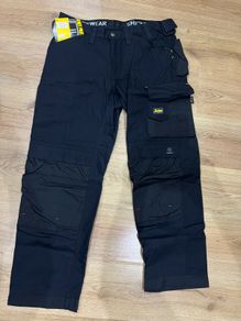 Snickers 3214 Canvas Holster Pocket Trousers Black Black