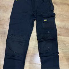 Snickers 3214 Canvas Holster Pocket Trousers Black Black