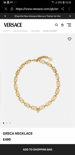 Versace Necklace