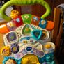 VTech First Steps Baby Walker, a popular 2-in-1 interactive push toy and activity center designed to help toddlers learn to walk.  Working perfectly. Image 2