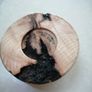 Handmade Woodturned candle night light holder Image 3