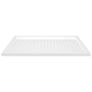 Shower Base Tray with Dots White 80x120x4 cm Image 3