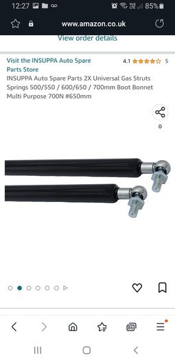 2X Universal Gas Struts