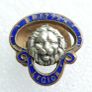 Vintage 1921 British Legion Brass Lapel Badge: J R Gaunt London Image 2