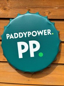 paddy power metal wall bottle cap