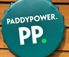 paddy power metal wall bottle cap