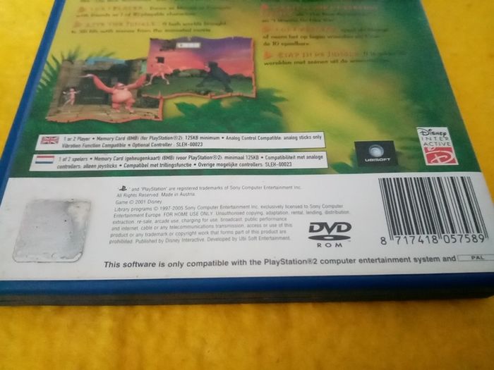 Walt Disney The Jungle book Groove party PlayStation 2 Ps2 Games Original