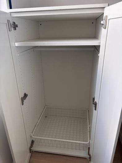 IKEA Platsa children's wardrobe with panelled doors.