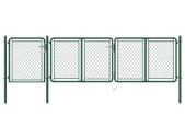 Garden Gate Steel 100x395 cm Green