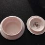 Little pale pink Royal Adderley bone china trinket dish Image 2