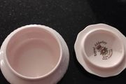 Little pink Royal Adderley bone china trinket dish