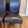 Dining Chairs, high back, leather Image 4